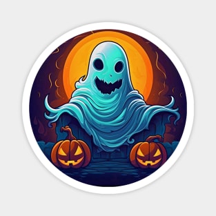 Funny Halloween Phantom Magnet